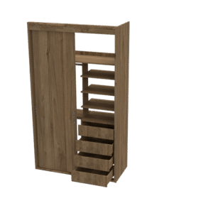 diseño closet para habitación auxiliar
